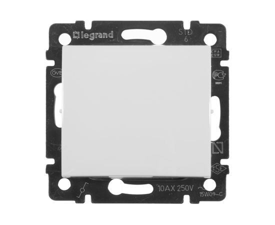 Механизм переключателя Legrand Valena 1-клавишный СП проходной на 2 направления белый Leg 774406 – изображение 2