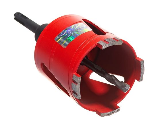 Коронка алмазная с переходником М16-SDS+ (68х70 мм) по бетону DIAM 311101 – изображение 2