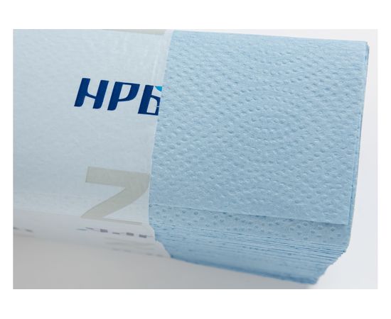 Листовые полотенца Z НРБ 190 л., двухслойные, 18 гр., цвет: голубой NRB-25Z245 – изображение 2