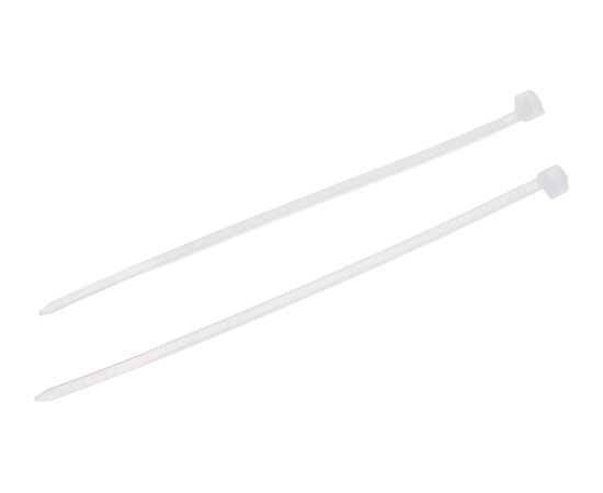 Нейлоновый хомут стяжка DolleX 2,5х100 мм, уп. 100 шт., белый SN-210 – изображение 3
