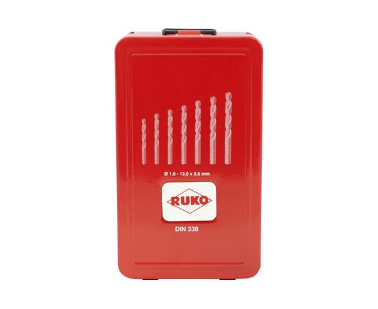 Набор сверл по металлу (1.0-13 мм) 25 шт. RUKO 214215 – изображение 3
