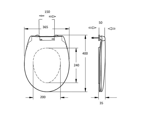 Сиденье для унитаза Аквалиния Баунти SK-06172 – изображение 3