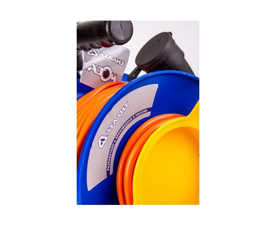 Удлинитель АТЛАНТ ПВС Атом 3х1 50м на садовой катушке 40286 – изображение 3