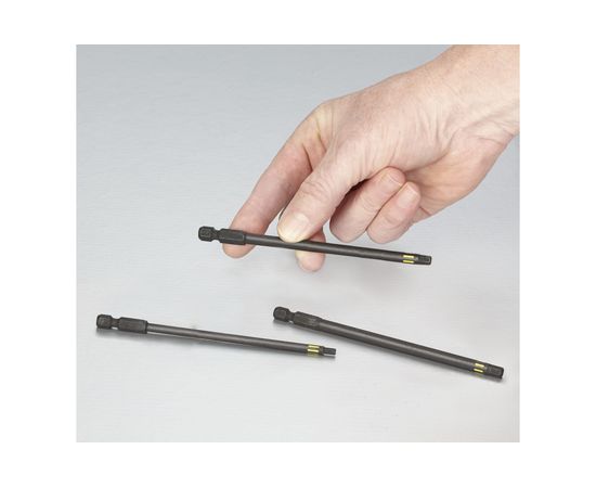Набор бит TORSION HEX (3 пр, 3, 4, 5 мм, 150 мм) kwb 123441 – изображение 3