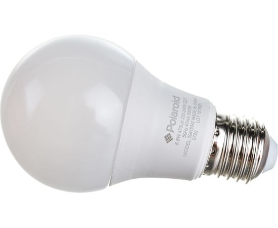 Светодиодная лампа Polaroid 220V A60 5,5W 3000K E27 470lm PL-A6055273 – изображение 3