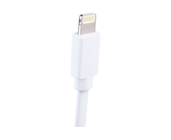 Rombica Кабель USB - Lightning MFI, ПВХ Плоский, 1м, белый DIGITAL MR-01 CB-MR01W – изображение 3