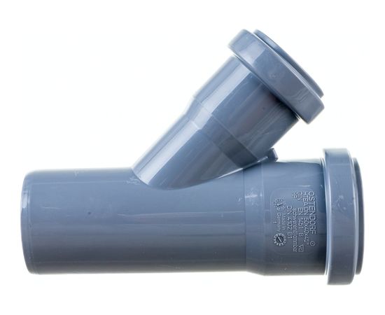 Тройник двухраструбный (45°) HTEA 50/40 Ostendorf 112210 – изображение 4