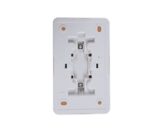 2местная розетка IEK РСш22-3-ОБ с заземляющим контактом, с защитной шторкой, 16А, открытая установка, ОКТАВА, белый ERO24-K01-16-DC – изображение 4