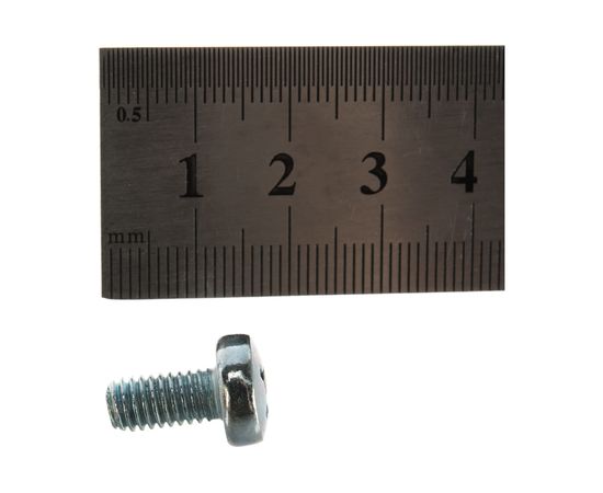 Винт с полуцилиндрической головкой Метизный двор 6x12 DIN 7985. 10 шт. 4607173906809 – изображение 4