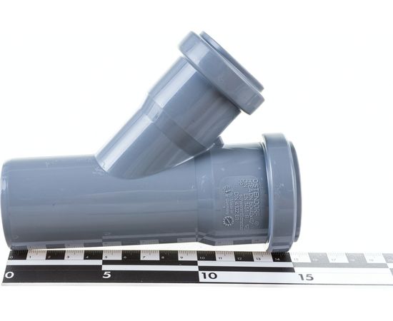 Тройник двухраструбный (45°) HTEA 50/40 Ostendorf 112210 – изображение 5