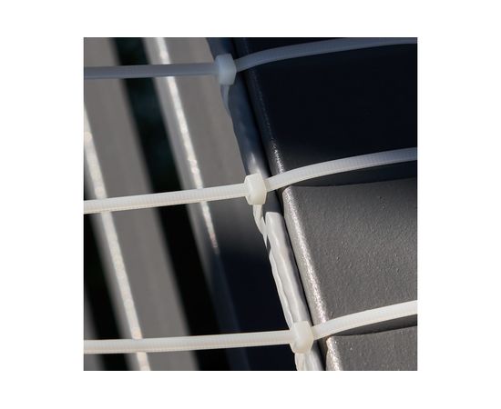 Нейлоновая стяжка REXANT 250x3,6 мм, белая упак. 500 шт. 07-0250-05 – изображение 8