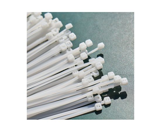 Нейлоновая стяжка REXANT 250x3,6 мм, белая упак. 500 шт. 07-0250-05 – изображение 9