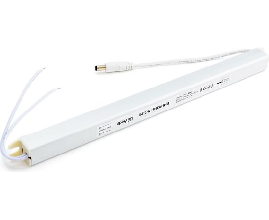 Блок питания Apeyron 24В, 72Вт, IP20, 170-264В, 3А, алюминий, суперслим, серебро / 03-98 