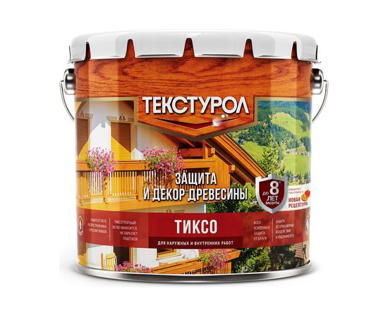 Деревозащитное средство Текстурол тиксо черешня 3л 90005008649 