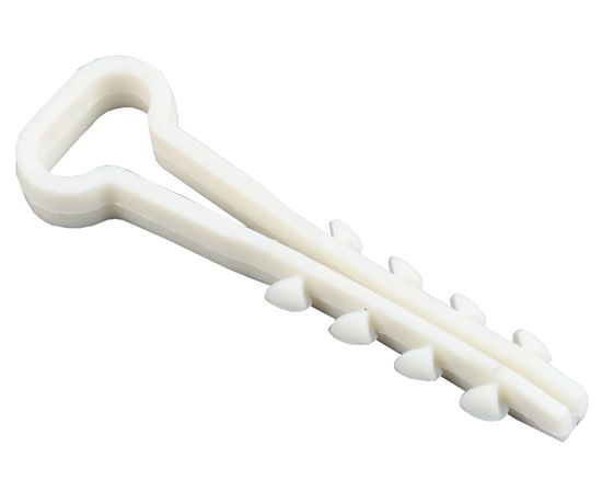 Дюбель-хомут IEK d5-8 мм нейл. бел. уп.100 шт. ИЭК UHH35-5-8-100 