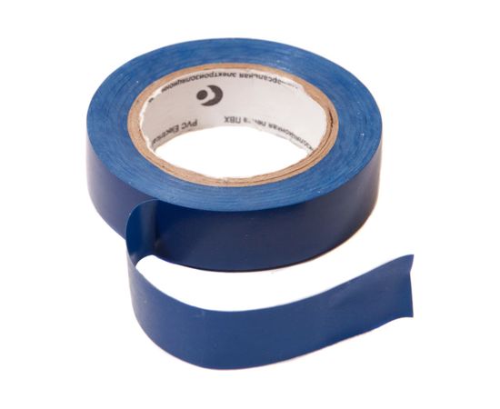 Изолента HorsAY Hard ГОСТ ПВХ, 15 мм, 10 метров, синяя 210014 