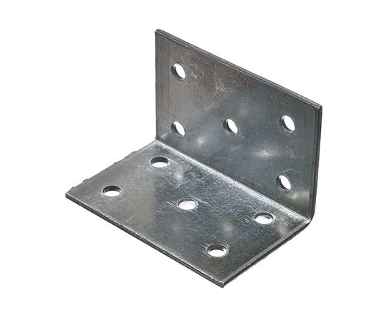 Монтажный уголок Саморезик оцинк. 80х80х40х1,8 мм KUR-80х40 