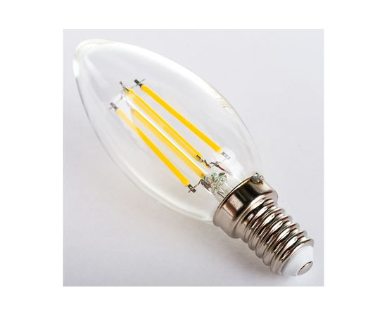Лампа Gauss LED Filament Свеча E14 7W 580lm 4100К 103801207-S 