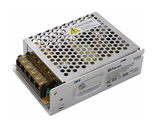 Электронный трансформатор FERON для светодиодной ленты 30W 12V драйвер, LB002 41349 