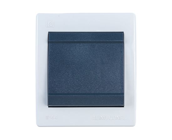 Перекрестный выключатель Aling-conel POWER IP44 10AX 250В открытой установки, серый 254.1A 117030 