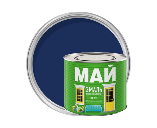 Эмаль МАЙ ПФ-115 синяя, 1.9 кг 205345 