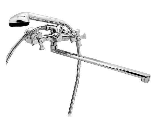 Смеситель для ванны SAMARA №11 Бальзамин плоский излив, 1/2 керамика 5337 