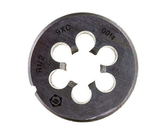 Плашка, трубная коническая R 1/2 дюйма 9ХС ТМ Туламаш 57983 