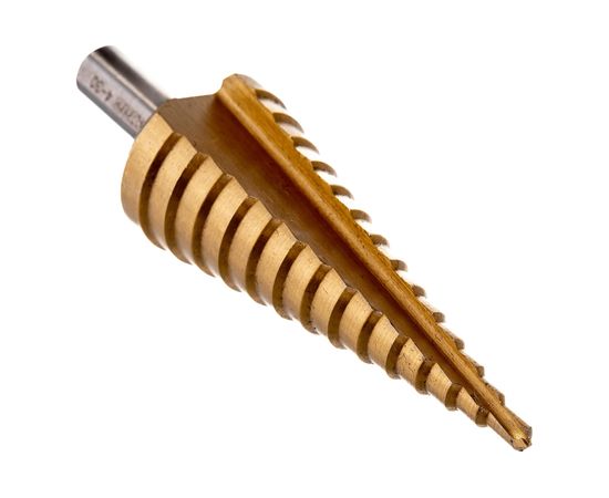 Сверло по металлу ступенчатое (4-30 мм; 14 ступеней; TiN) SKRAB 30162 