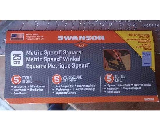 Угольник 250мм, метрический Swanson EU202 – изображение 11