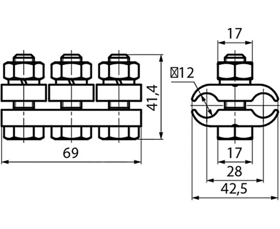 Плашечный зажим ВК ПА-2-2 21100491 – изображение 2