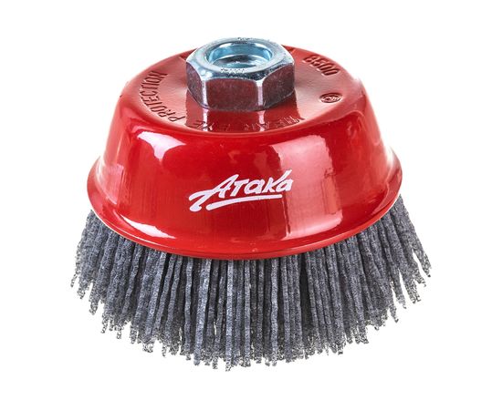 Щётка чашеобразная, абразивная №171 (100 мм; M14) для УШМ АТАКА 34729 – изображение 2