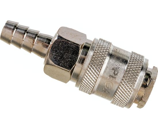 Быстросъемное соединение автомат на елочку 10 мм рапид для компрессора Pegas pneumatic 3207 – изображение 2