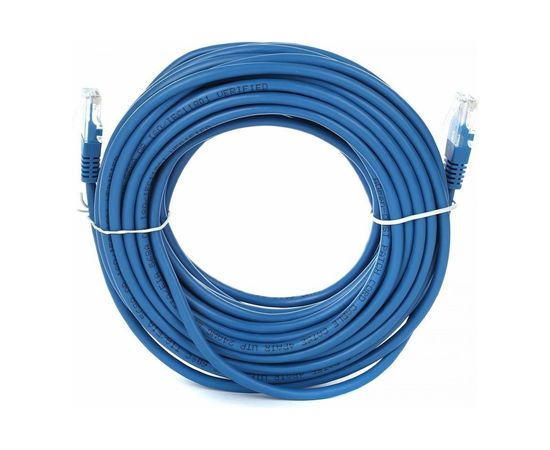 Патчкорд AOpen/Qust литой UTP кат.5е 15м синий ANP511-15M-B – изображение 2