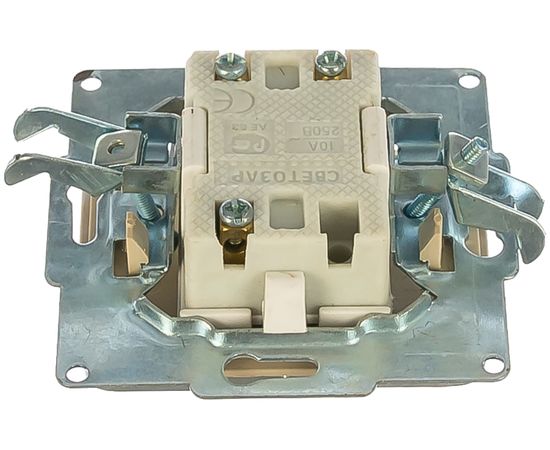 Двухклавишный выключатель с индикатором СВЕТОЗАР ГАММА, SV-54135-SM – изображение 2