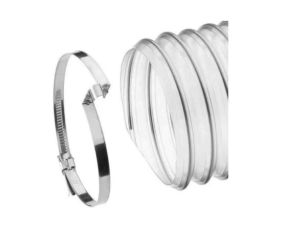 Червячный хомут с мостиком TEX 100-120 мм УФ-00020655 – изображение 2