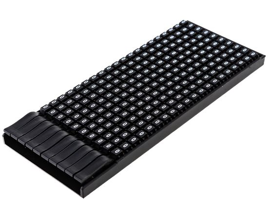 Маркер для кабеля сечением 0,5-1,5 мм DKC символ 0 200шт MKF0S1 – изображение 2