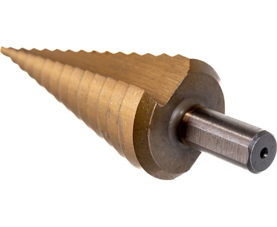 Сверло по металлу ступенчатое (4-30 мм; 14 ступеней; TiN) SKRAB 30162 – изображение 2