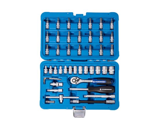 Набор инструментов Станкоимпорт на 1/4" 46 предметов CS-2046PMQ – изображение 2