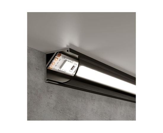 Угловой профиль Elektrostandard LL-2-ALP008 алюминиевый, черный/черный a053626 – изображение 3