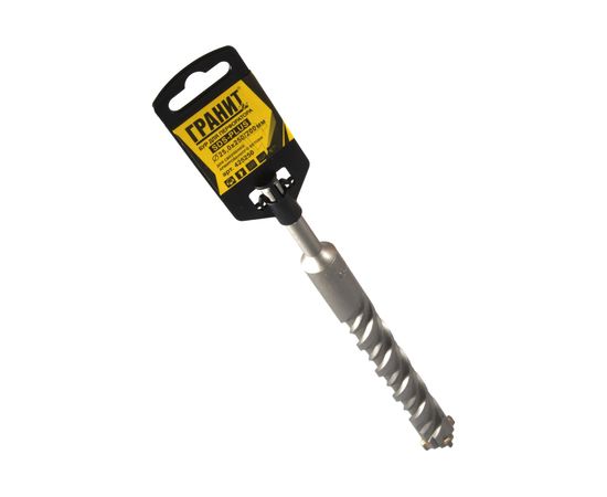 Бур Quadro-X (25.0х250/200 мм; SDS-plus) ГРАНИТ 425250 – изображение 3