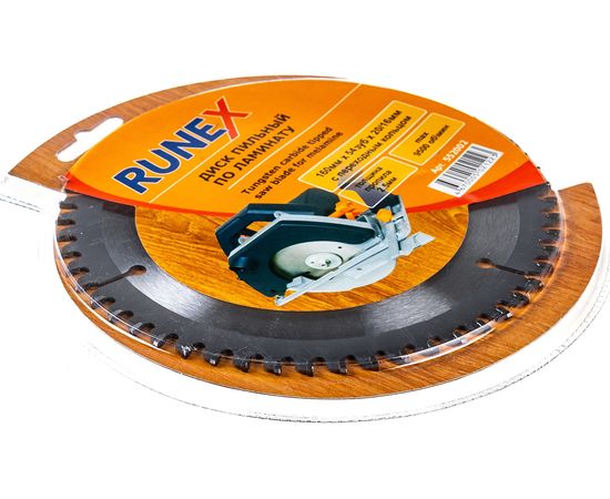 Диск пильный по ламинату (160х20/16 мм; Z54) Runex 552002 – изображение 3