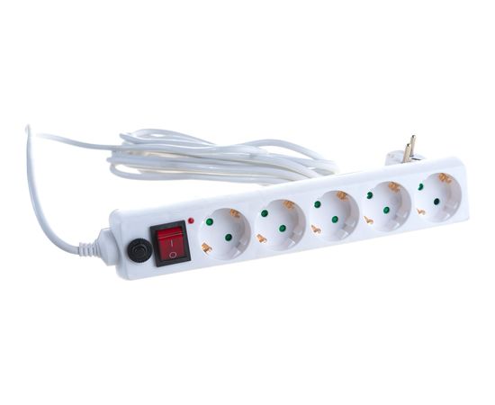 Сетевой фильтр Navigator, NSP-05-500-ESC-3х0.75, 5 гнезд, 5м 71863 – изображение 3