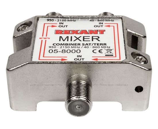 Делитель и сумматор REXANT 1 х 2 ТВ SAT F разъём в 40-2150 МГц 05-8000 – изображение 3