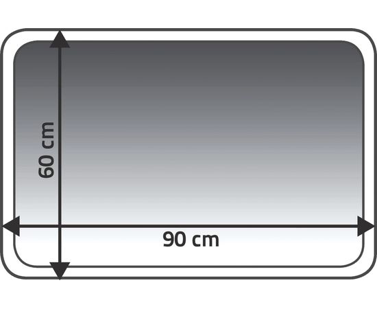 Коврик для ванной комнаты RIDDER Marmor серый, 60x90 7105307 – изображение 4