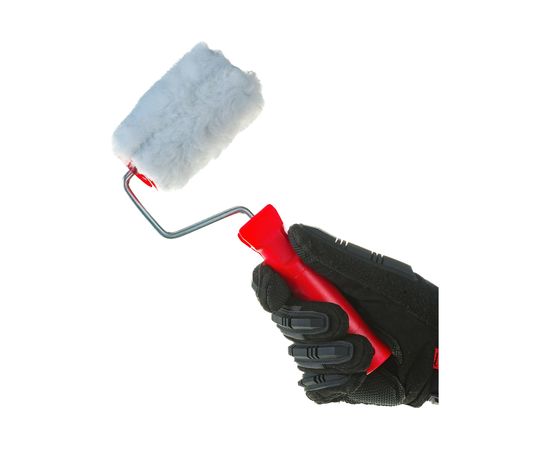 Малярный валик РемоКолор с рукояткой Меховой, ось 6мм, D48мм, 100мм, 04-2-003 – изображение 4