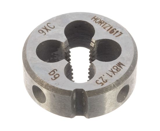 Плашка М 8 х1.25 9ХС HORTZ 204001 – изображение 4