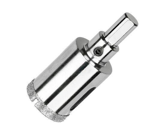 Коронка алмазная по керамограниту и керамике с центрирующим сверлом 28 мм Diamond Industrial DIDCSC028 – изображение 5