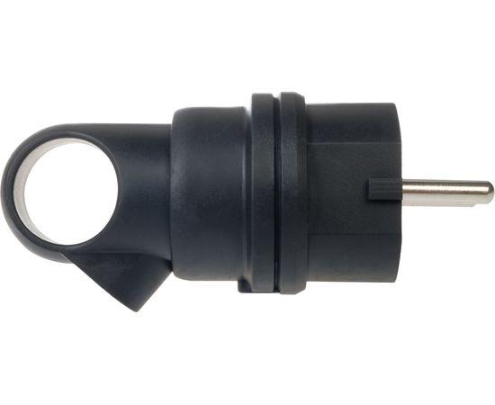 Вилка duwi с заземлением 16A каучуковая 90град с кольцом IP44 черная 27458 2 – изображение 5