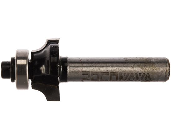 Фреза кромочная калевочная с нижним подшипником серия 1017 (20x8 мм; R4 мм; хвостовик 8 мм) Росомаха 801704 