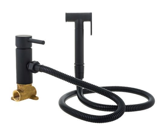 Смеситель для биде OUTE из латуни, черный матовый TH345H 